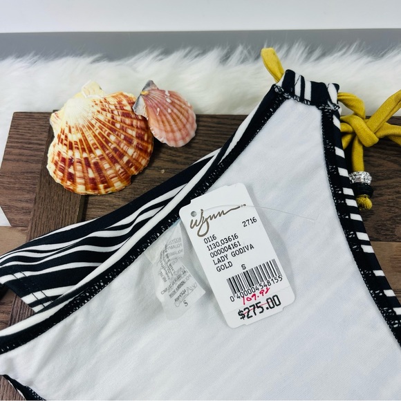 Le Doux Lady Godiva Gold Swim Bottom - Picture 3 of 3